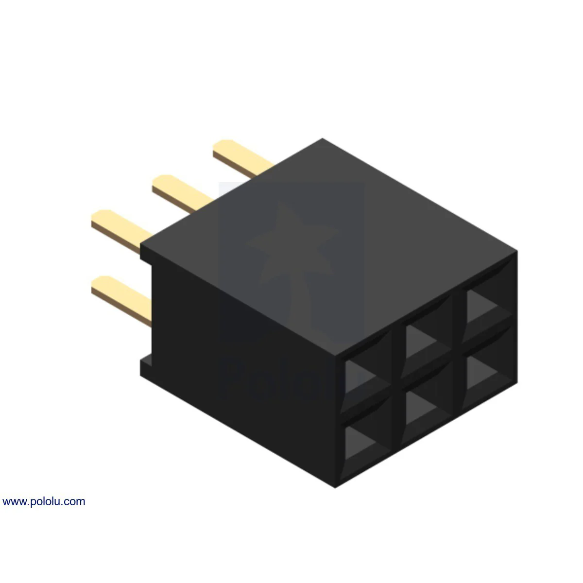 0.1" (2.54 mm) Female Header: Straight - Image 18