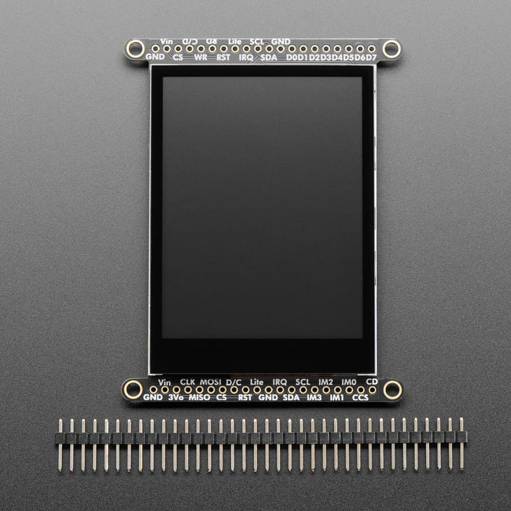 2.8" TFT LCD with Cap Touch Breakout Board w/MicroSD Socket - EYESPI Connector - Image 3