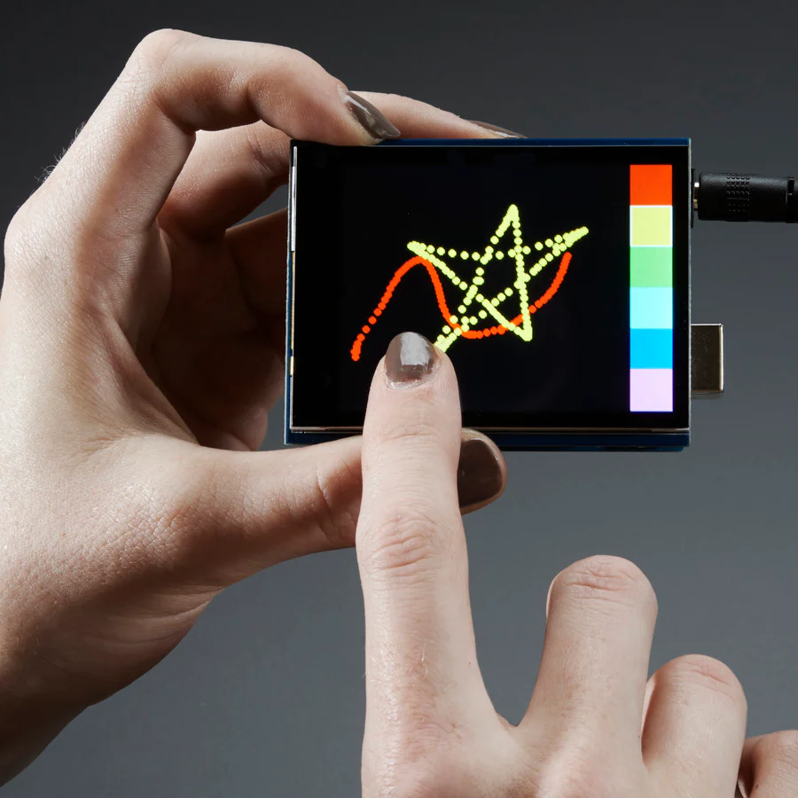 2.8" TFT Touch Shield for Arduino w/Capacitive Touch