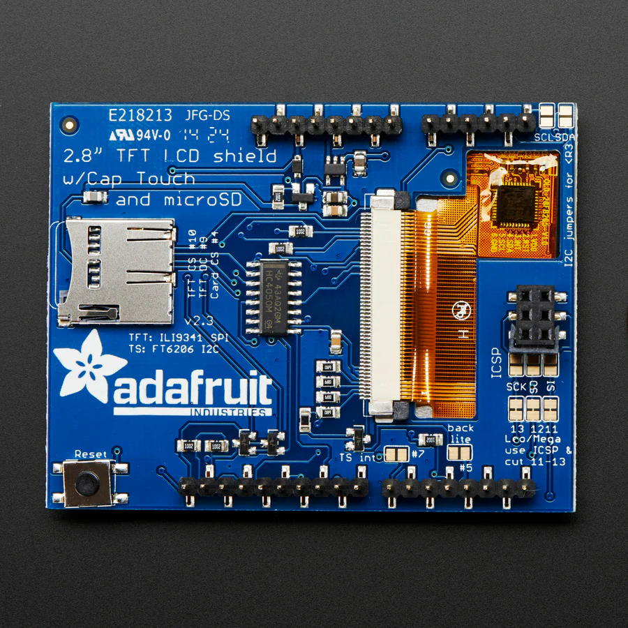 2.8" TFT Touch Shield for Arduino w/Capacitive Touch - Image 4
