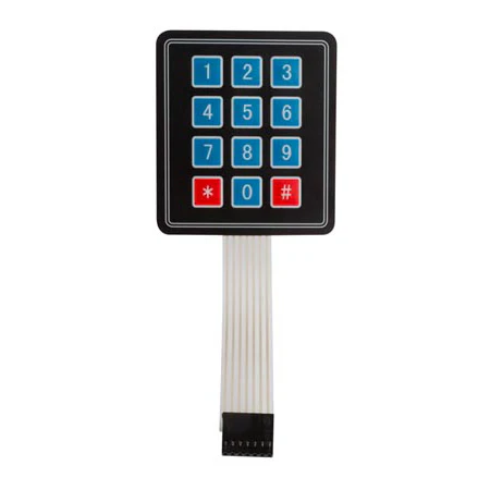 3x4 Matrix Membrane Keypad - Image 2