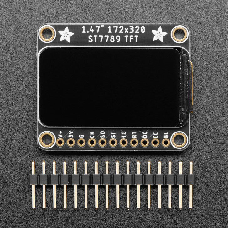 Adafruit 1.47" 320x172 Rounded IPS Display - Image 3