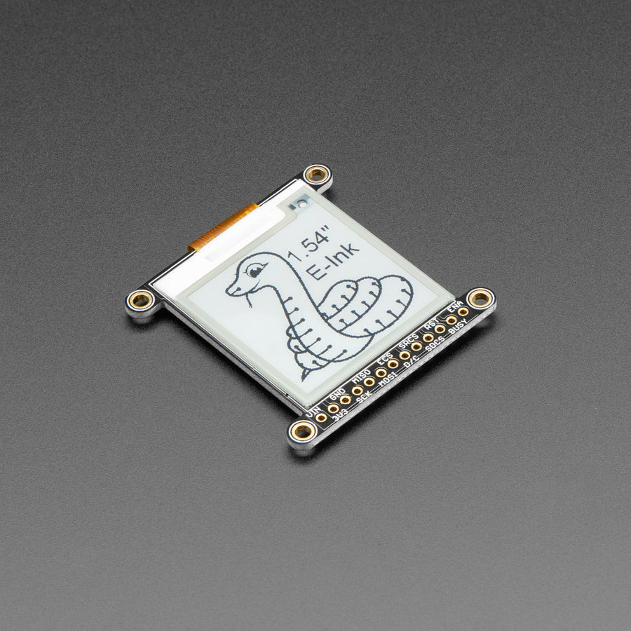 Adafruit 1.54" Monochrome eInk / ePaper Display with SRAM - 200x200 Monochrome - Image 2