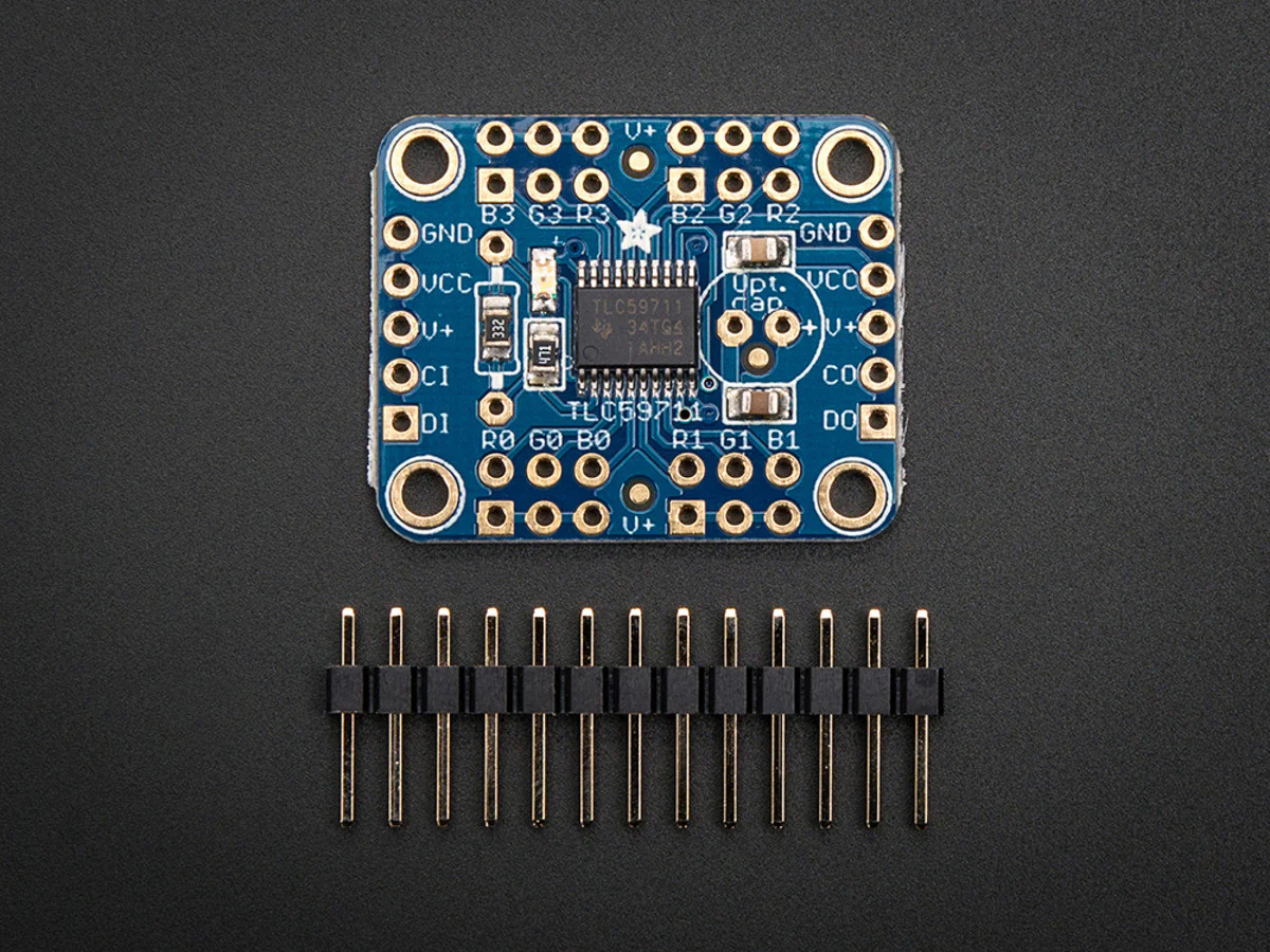 Adafruit 12-Channel 16-bit PWM LED Driver - SPI Interface - TLC59711 - Image 3