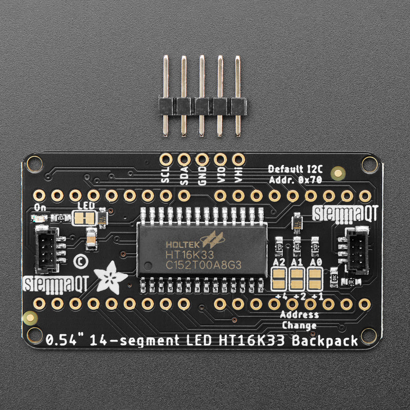 Adafruit 14-segment LED Alphanumeric Backpack - Image 2