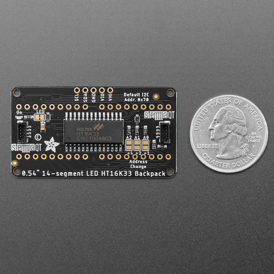 Adafruit 14-segment LED Alphanumeric Backpack - Image 3