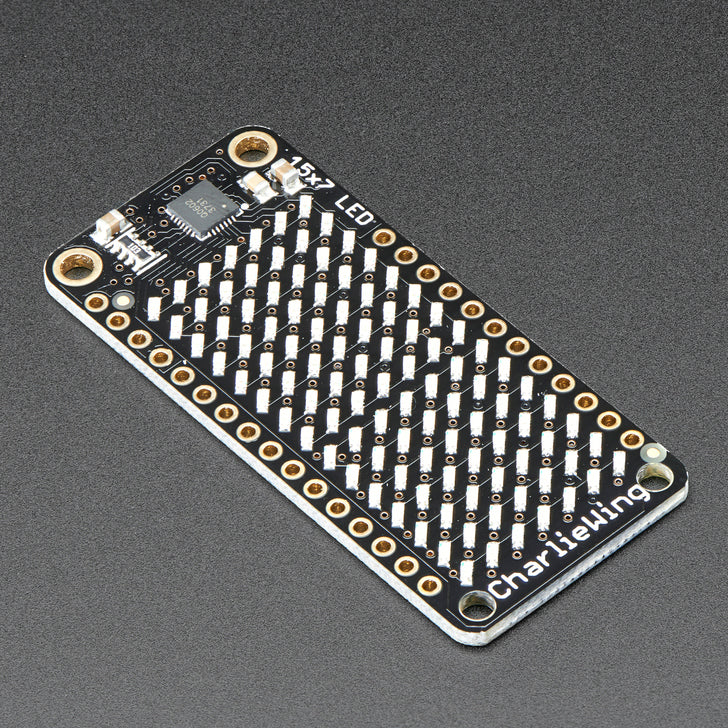 Adafruit 15x7 CharliePlex LED Matrix Display FeatherWing - Image 2
