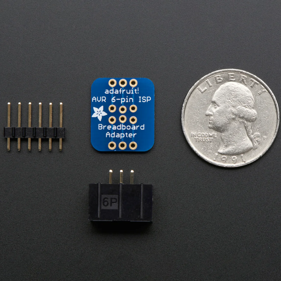 Adafruit 6-pin AVR ISP Breadboard Adapter Mini Kit - Image 3