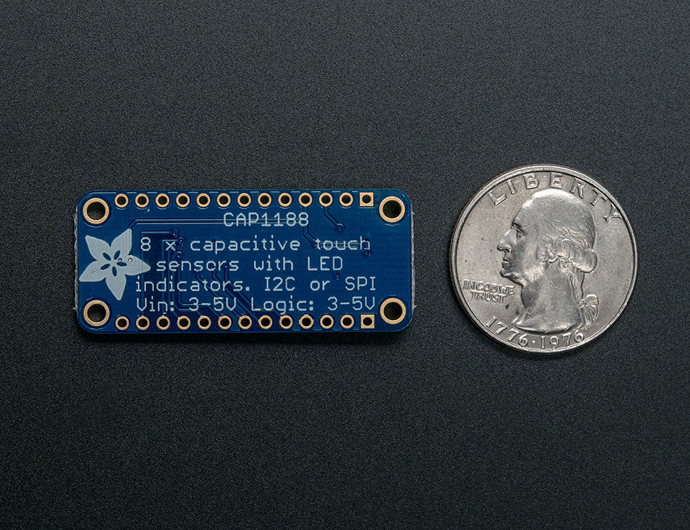 Adafruit 8-Key Capacitive Touch Sensor Breakout - I2C or SPI - Image 3
