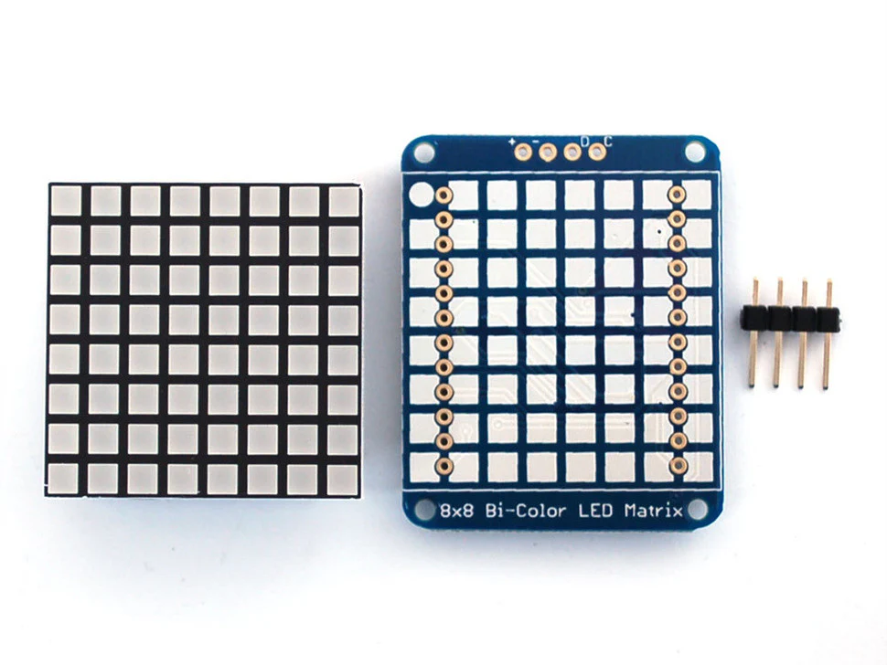 Adafruit Bicolour LED Square Pixel Matrix with I2C Backpack - Image 3