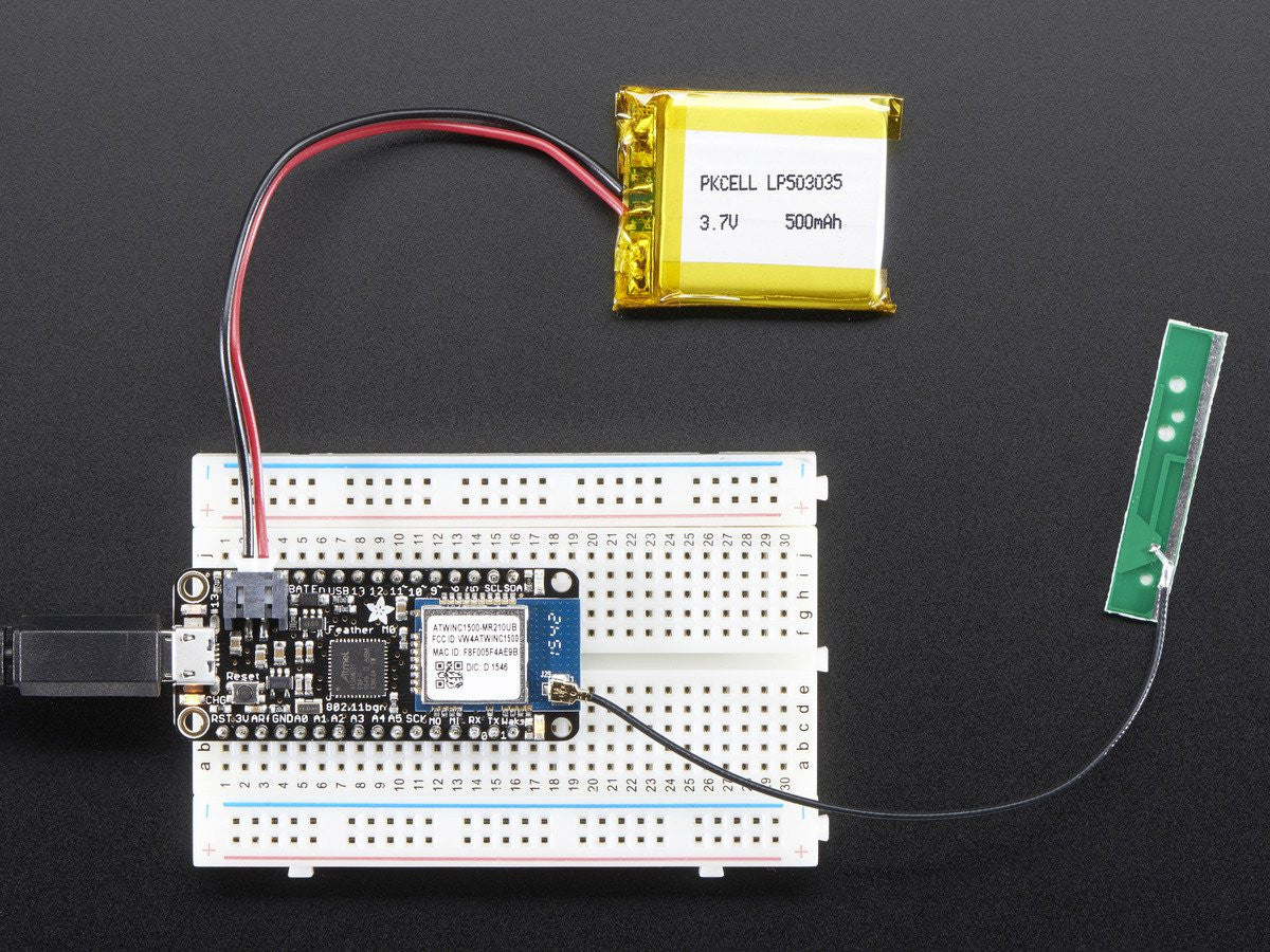 Adafruit Feather M0 WiFi w/ATWINC1500 + uFL - Image 4