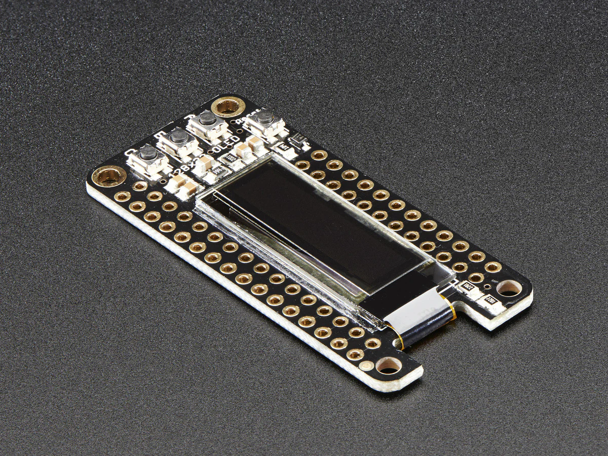FeatherWing OLED - 128x32 OLED Add-on For All Feather Boards - Image 2