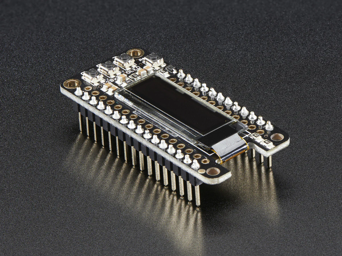 FeatherWing OLED - 128x32 OLED Add-on For All Feather Boards - Image 3