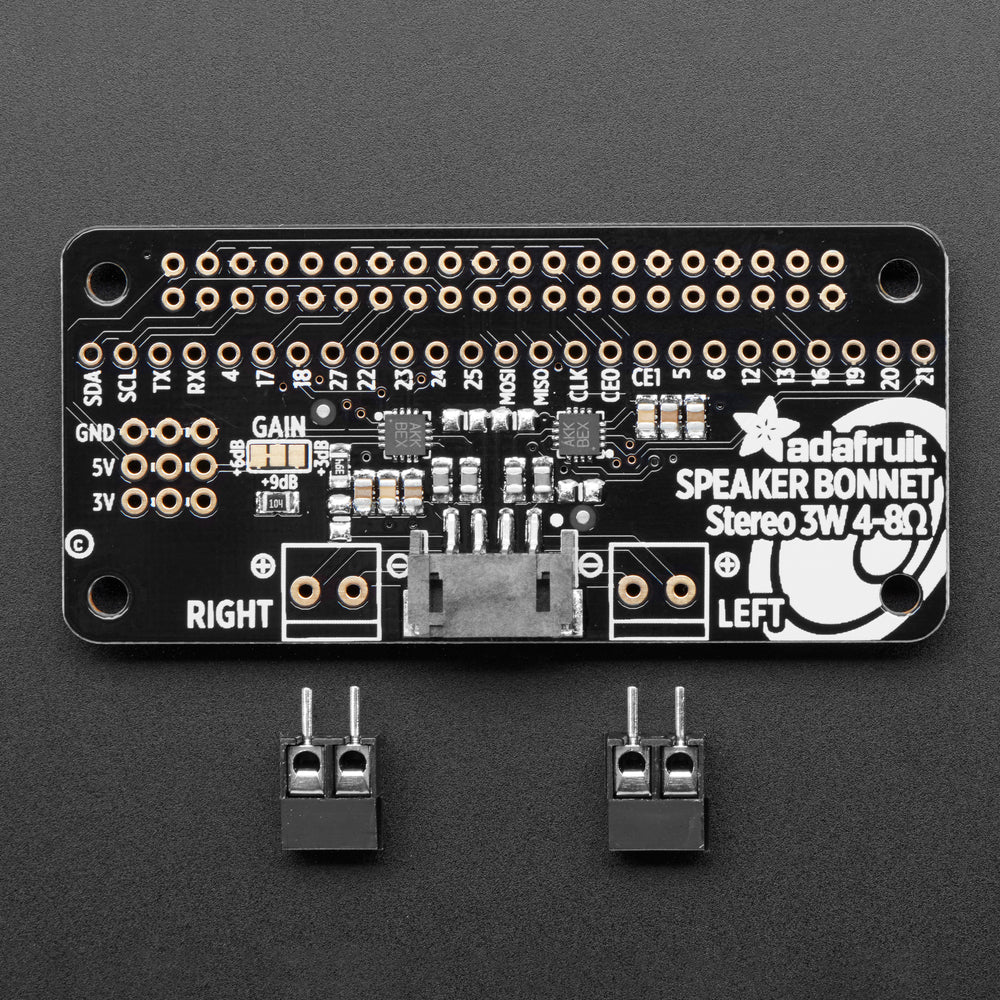 Adafruit I2S 3W Stereo Speaker Bonnet for Raspberry Pi - Mini Kit - Image 2