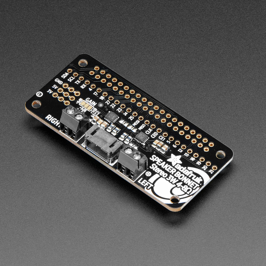 Adafruit I2S 3W Stereo Speaker Bonnet for Raspberry Pi - Mini Kit - Image 5