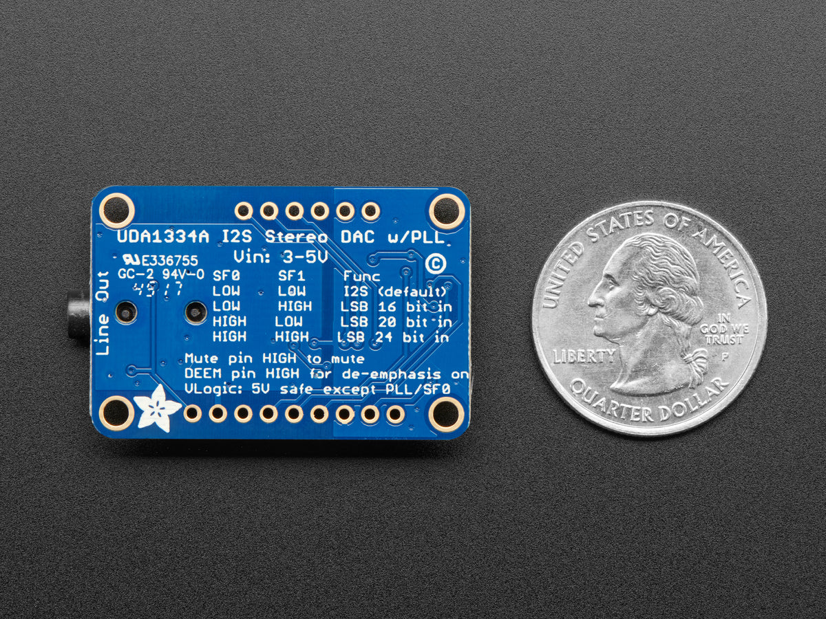 Adafruit I2S Stereo Decoder - UDA1334A Breakout - Image 3