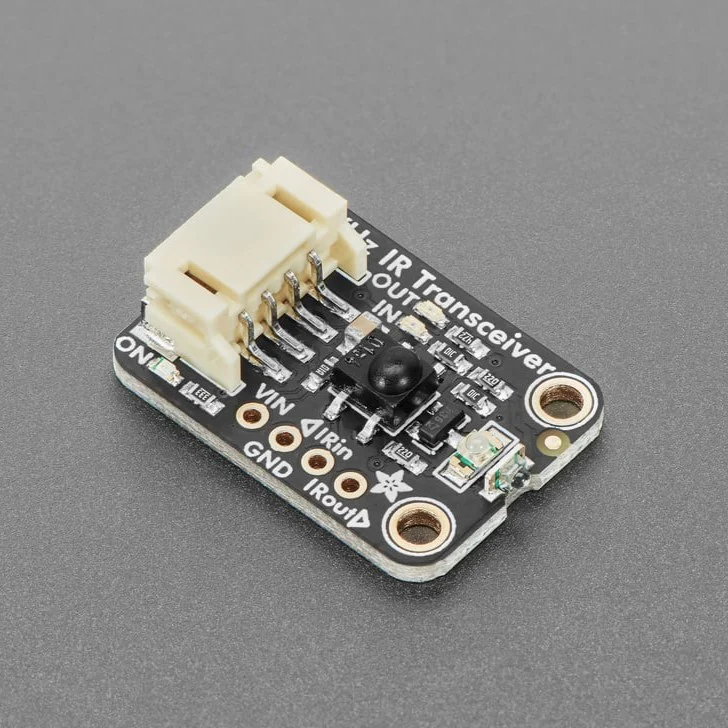 Adafruit Infrared IR Remote Transceiver - STEMMA JST PH 2mm - 940nm Emitter + 38KHz Receiver