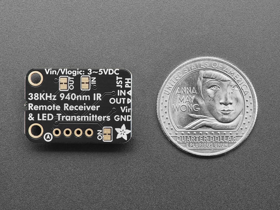 Adafruit Infrared IR Remote Transceiver - STEMMA JST PH 2mm - 940nm Emitter + 38KHz Receiver - Image 4