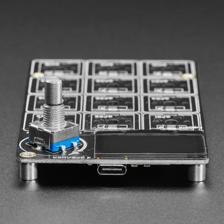 Adafruit MACROPAD RP2040 Bare Bones - 3x4 Keys + Encoder + OLED - Image 4