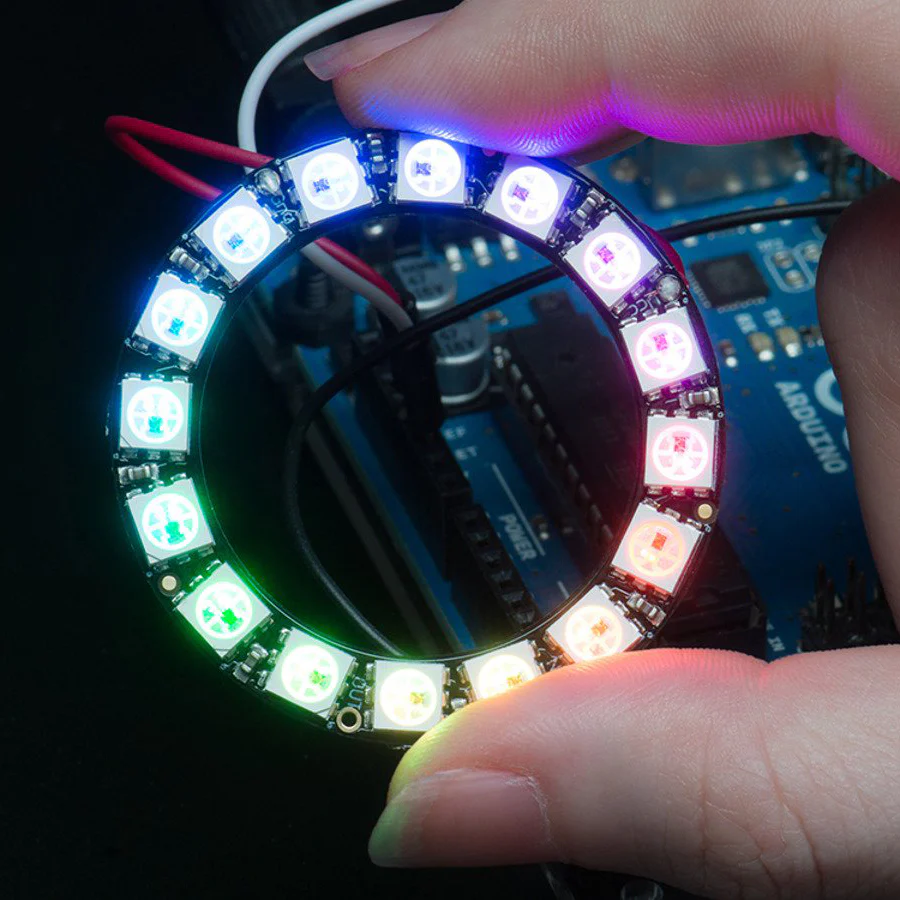 Adafruit NeoPixel Ring - 5050 RGB LED with Integrated Drivers - Image 11