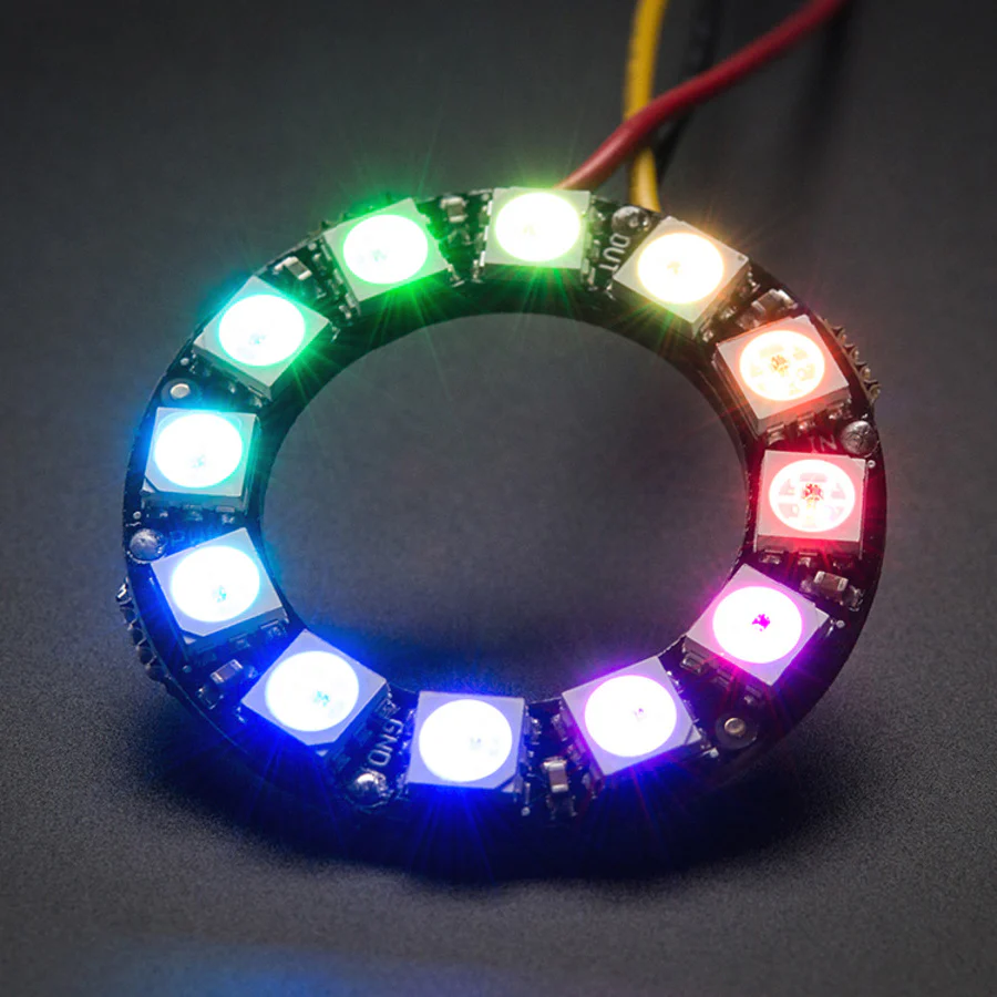 Adafruit NeoPixel Ring - 5050 RGB LED with Integrated Drivers - Image 3