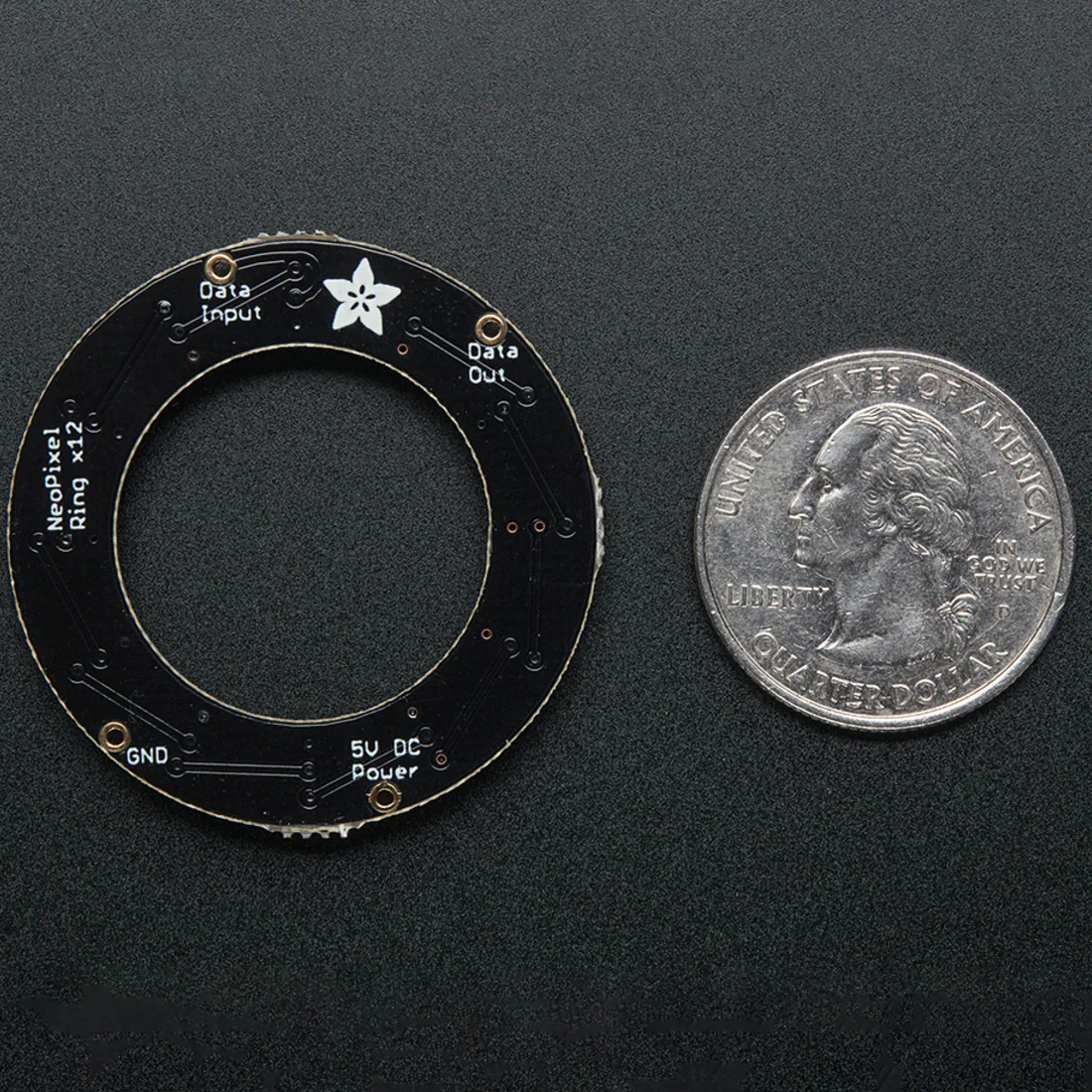 Adafruit NeoPixel Ring - 5050 RGB LED with Integrated Drivers - Image 9