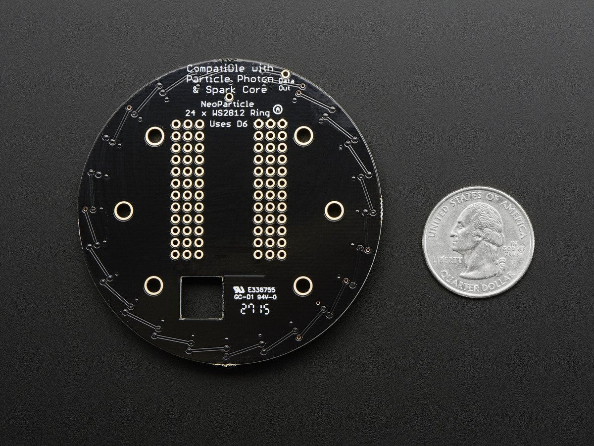 Adafruit Particle NeoPixel Ring Kit - 24 NeoPixels - Image 3