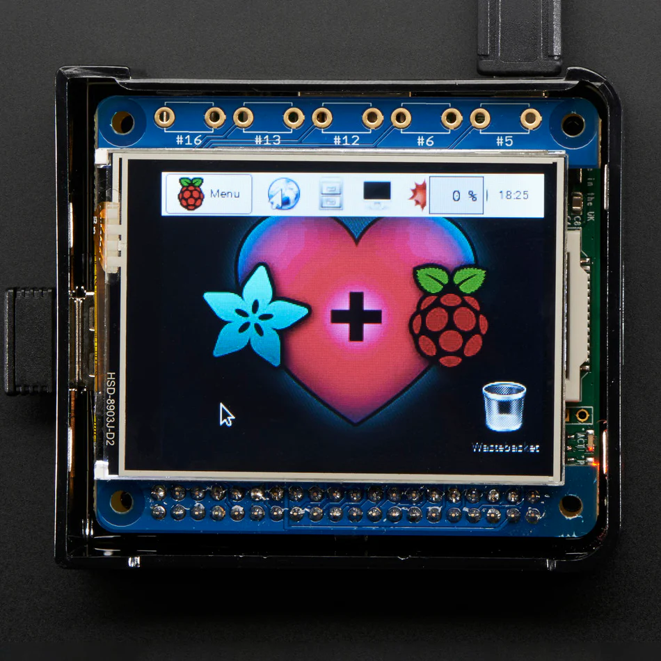 Adafruit PiTFT 2.4" HAT Mini Kit - 320x240 TFT Touchscreen - Image 3