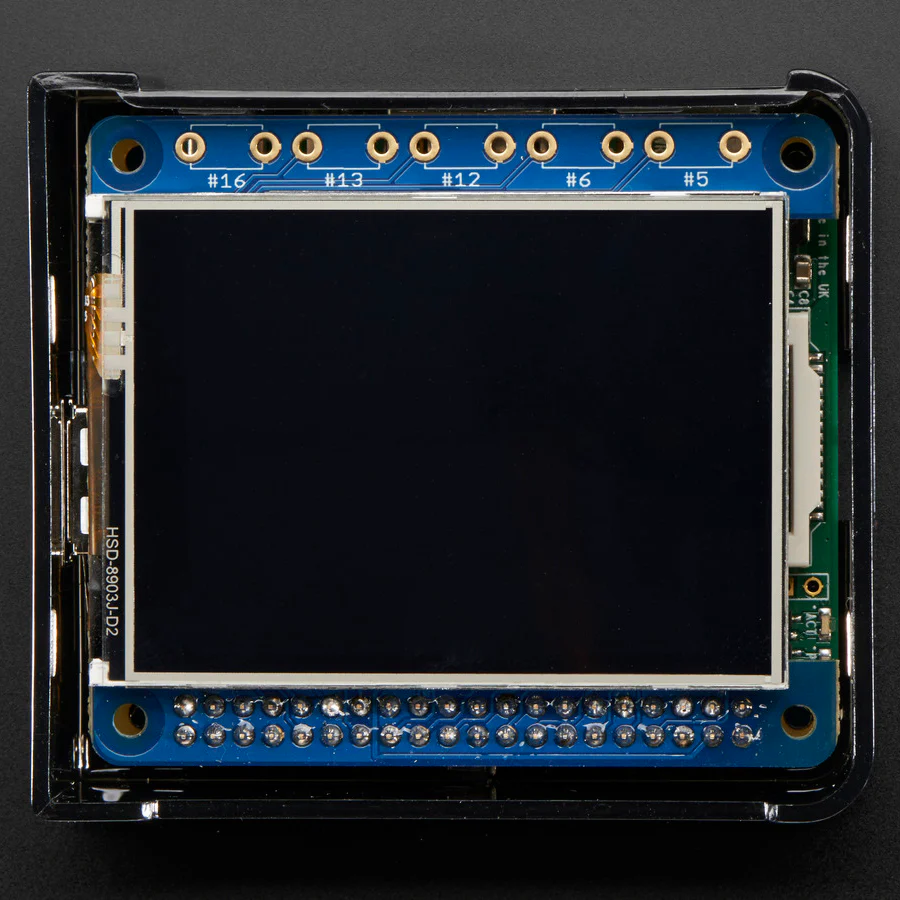 Adafruit PiTFT 2.4" HAT Mini Kit - 320x240 TFT Touchscreen - Image 9