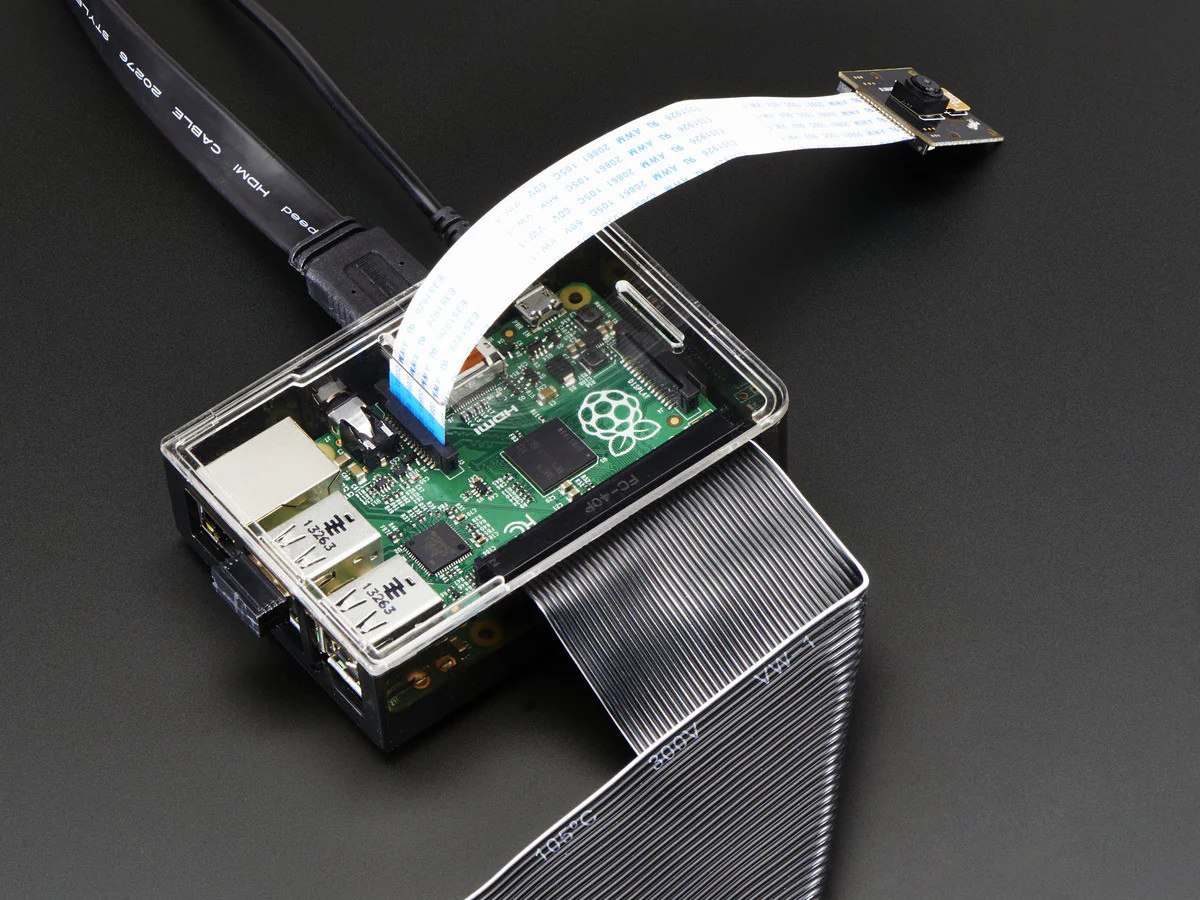 Adafruit Raspberry Pi B+ / Pi 2 / Pi 3 Case - Smoke Base - w/ Clear Top - Image 3