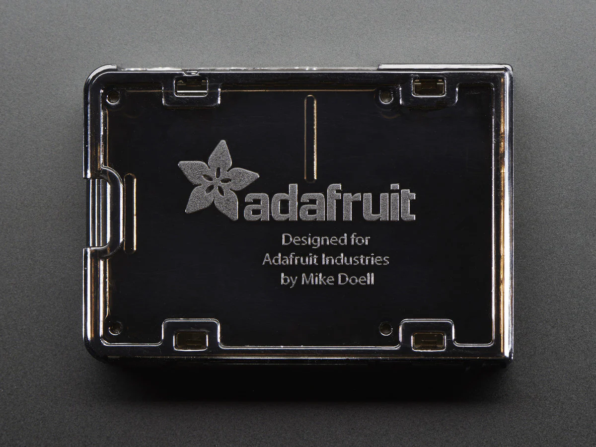 Adafruit Raspberry Pi B+ / Pi 2 / Pi 3 Case - Smoke Base - w/ Clear Top - Image 4