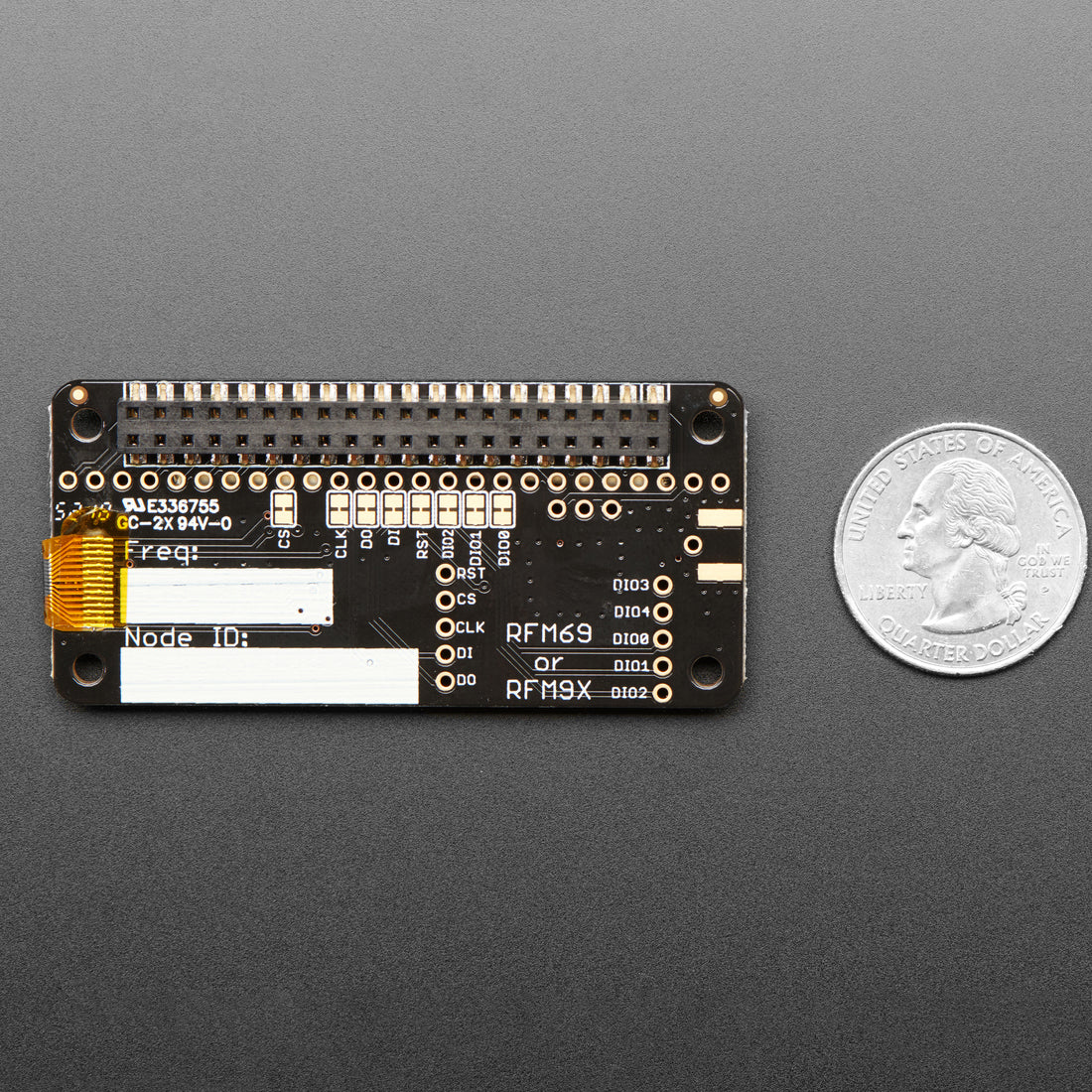 Adafruit RFM69HCW Transceiver Radio Bonnet - 868 or 915 MHz - RadioFruit - Image 3