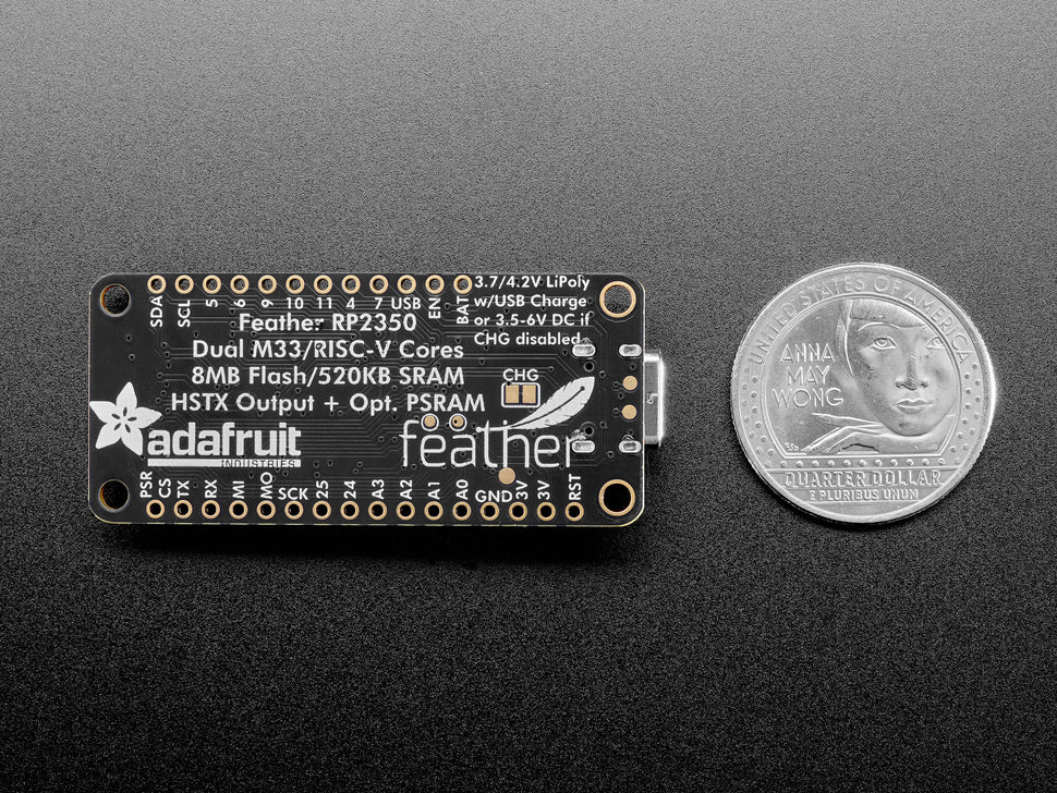 Adafruit Feather RP2350 with HSTX Port and 8MB PSRAM - Image 6