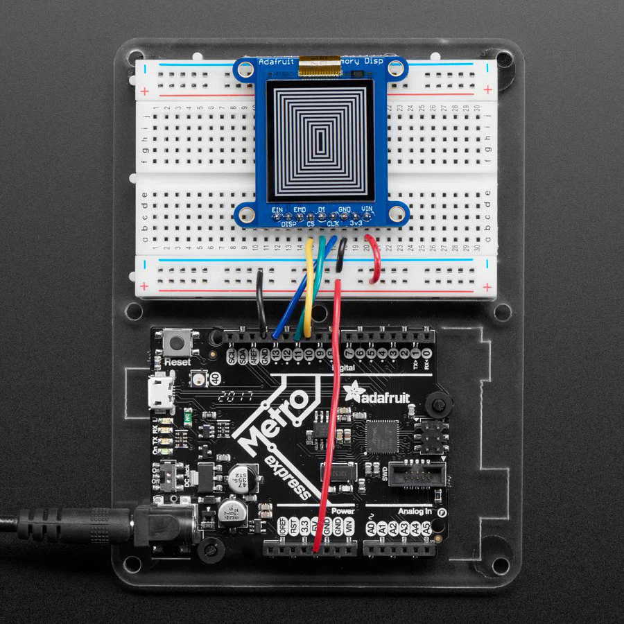 Adafruit SHARP Memory Display Breakout - 1.3" 168x144 Monochrome - Image 4