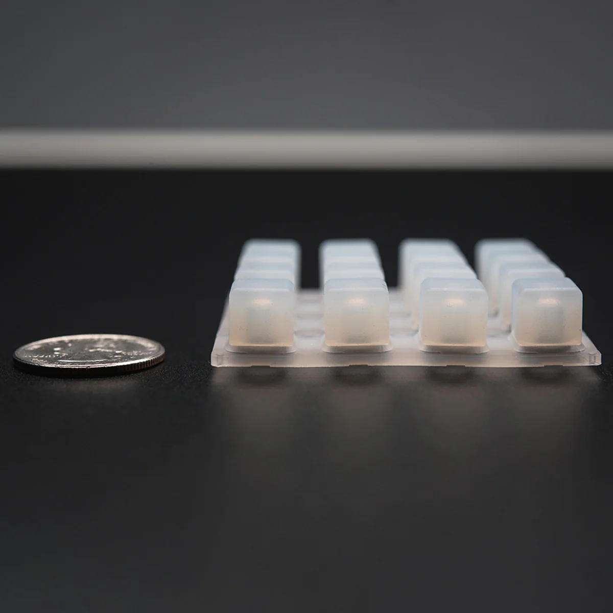 Silicone Elastomer 4x4 Button Keypad - for 3mm LEDs - Image 2