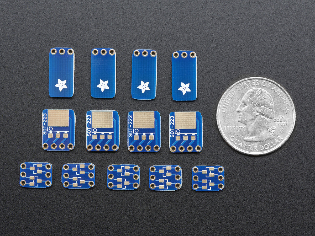 Adafruit SMT Breakout PCB Set For SOT-23, SOT-89, SOT-223 and TO252 - Image 3