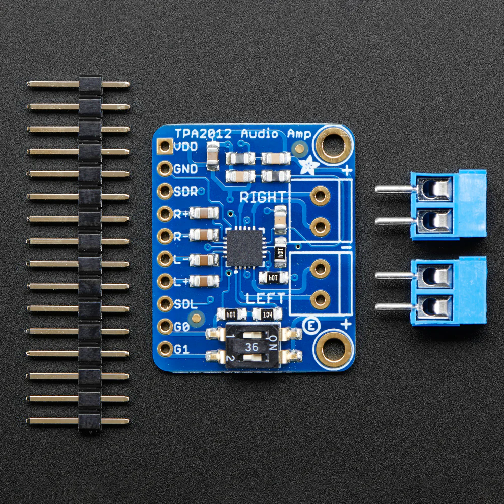 Stereo 2.1W Class D Audio Amplifier - TPA2012 - Image 3