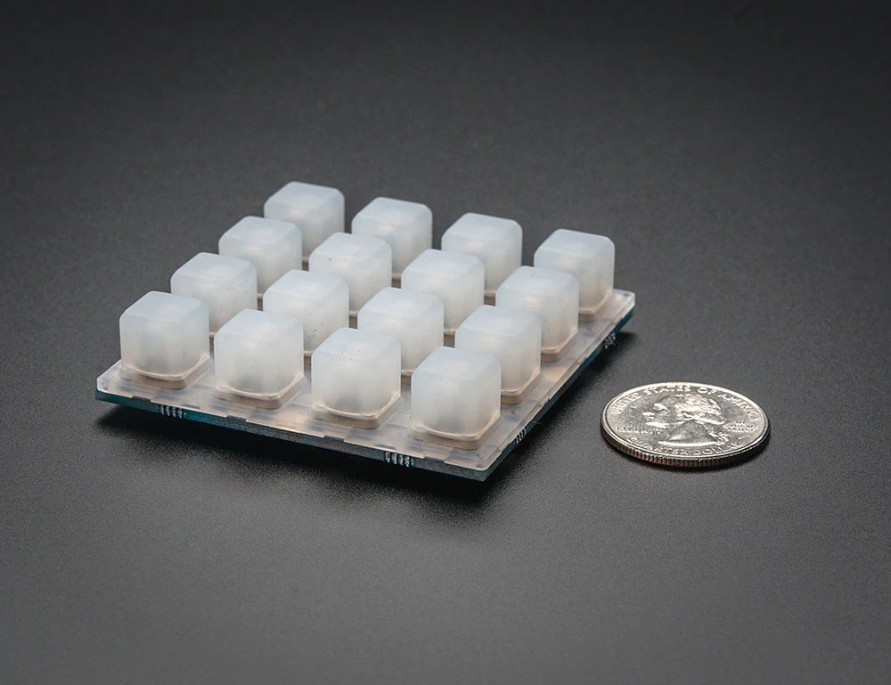 Adafruit Trellis Monochrome Driver PCB for 4x4 Keypad & 3mm LEDs - Image 5