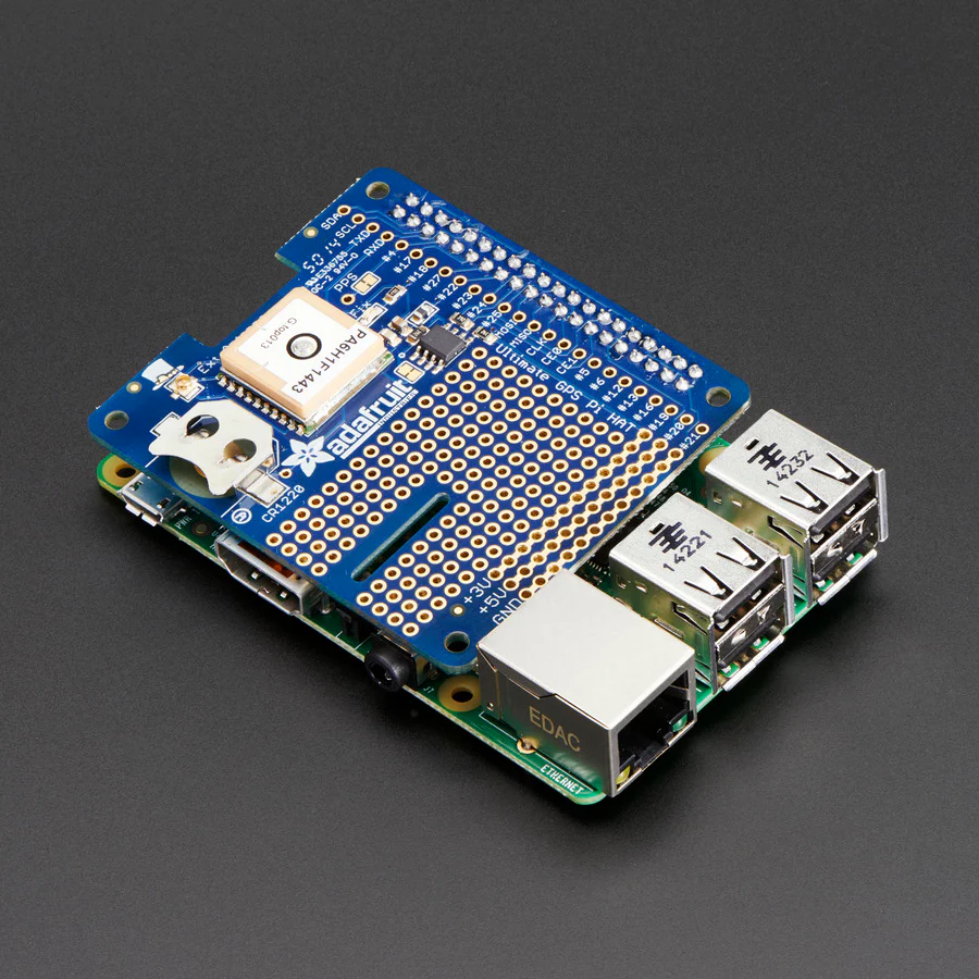 Adafruit Ultimate GPS HAT for Raspberry Pi A+/B+/Pi 2/3/Pi 4 - Mini Kit - Image 8