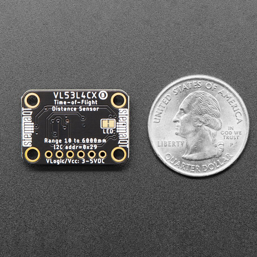 Adafruit VL53L4CX Time of Flight Distance Sensor - ~1 to 6000mm - Image 2
