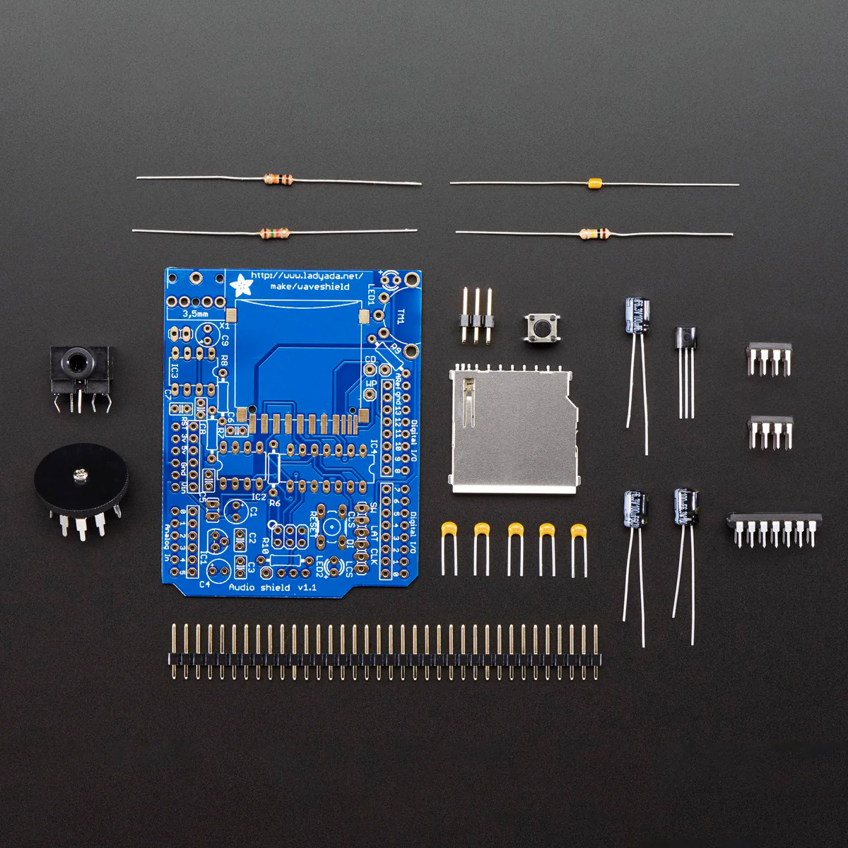 Adafruit Wave Shield for Arduino Kit - v1.1 - Image 4