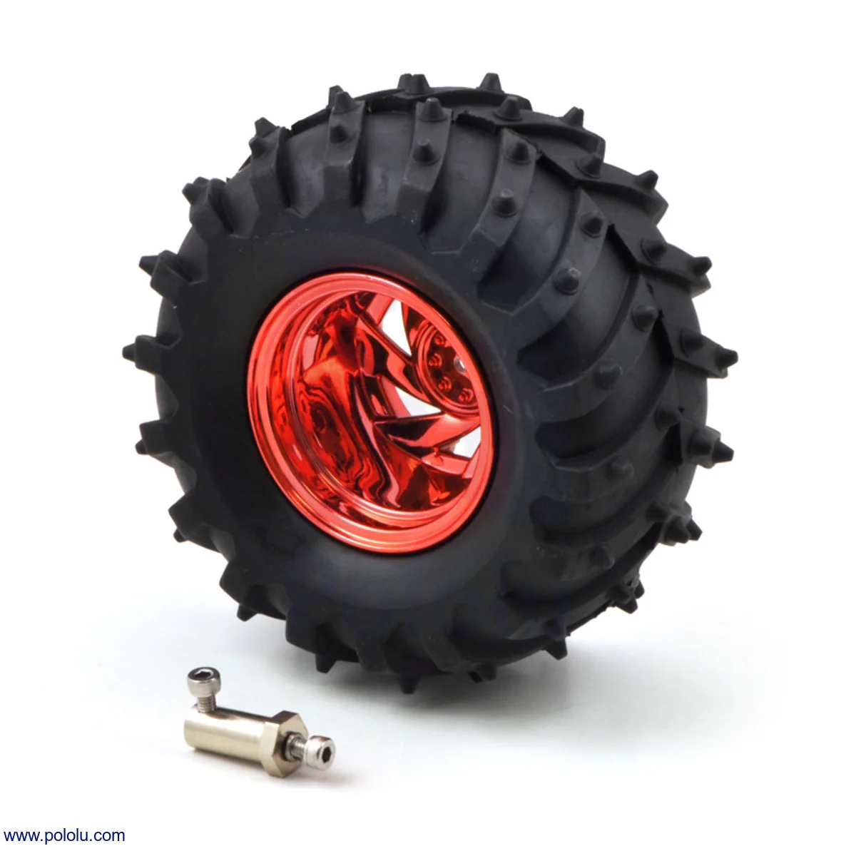 Dagu Wild Thumper Wheel 120x60mm Pair with 4mm Shaft Adapters - Image 3