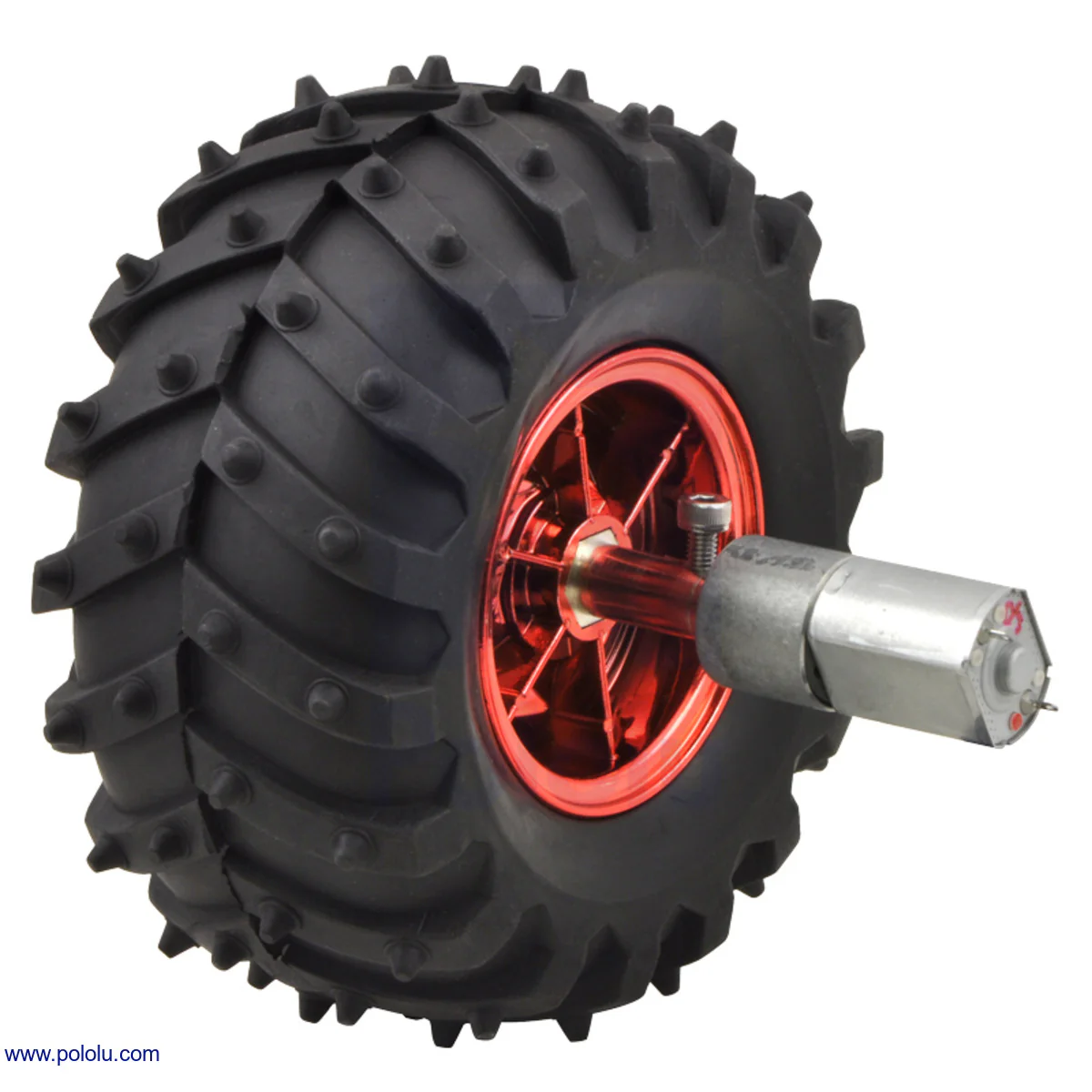Dagu Wild Thumper Wheel 120x60mm Pair with 4mm Shaft Adapters - Image 6