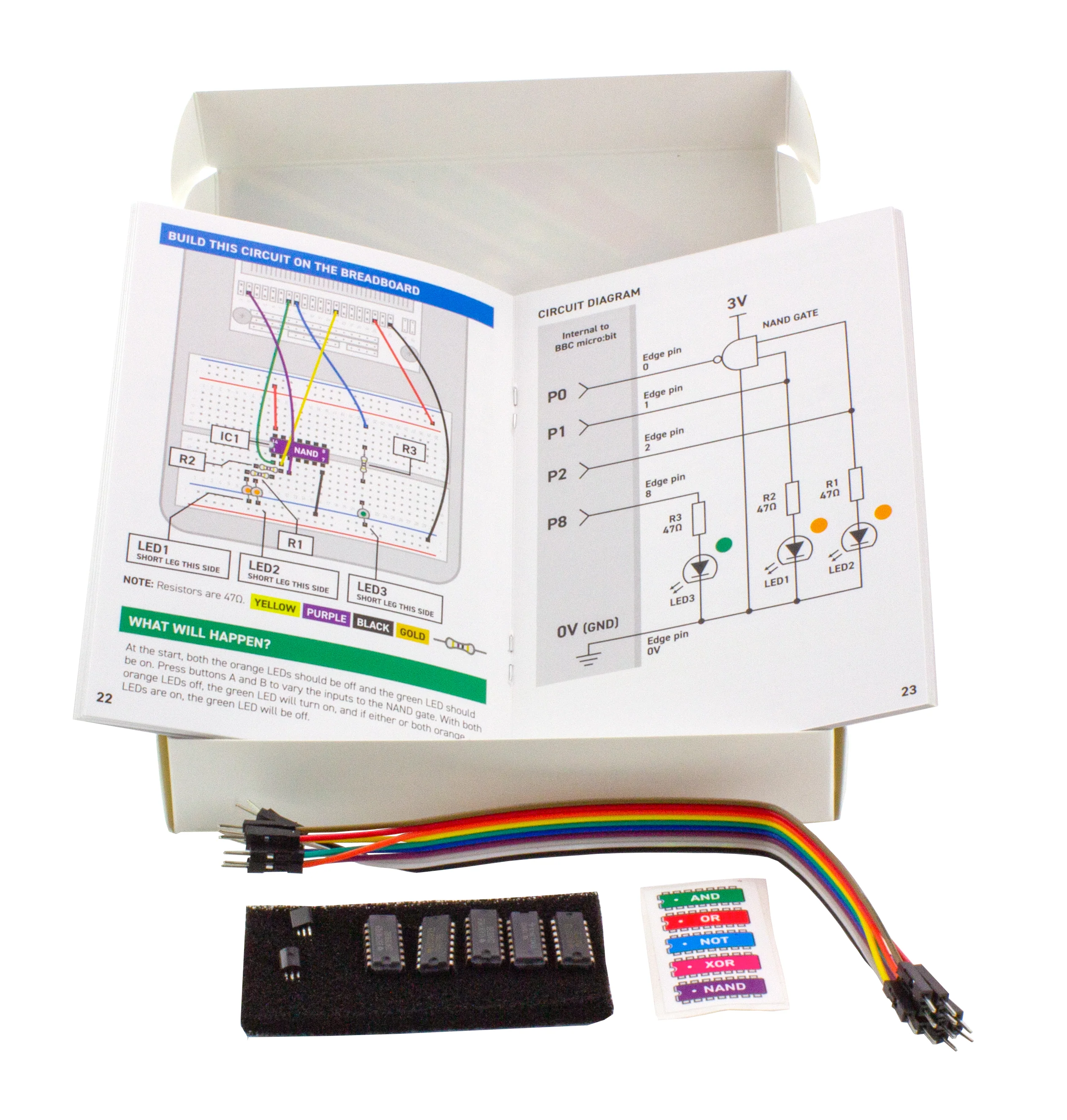 Digital Logic Pack for Kitronik Inventor's Kit for the micro:bit