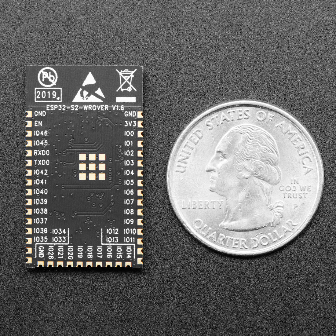 ESP32-S2-WROVER-I Module with uFL - 4 MB flash and 2 MB PSRAM - Image 2