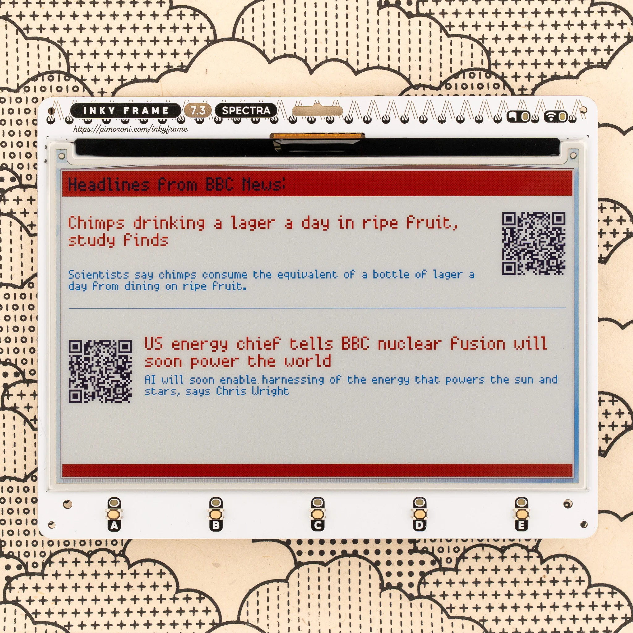 Inky Frame 7.3" (Pico 2 W Aboard) - Image 4