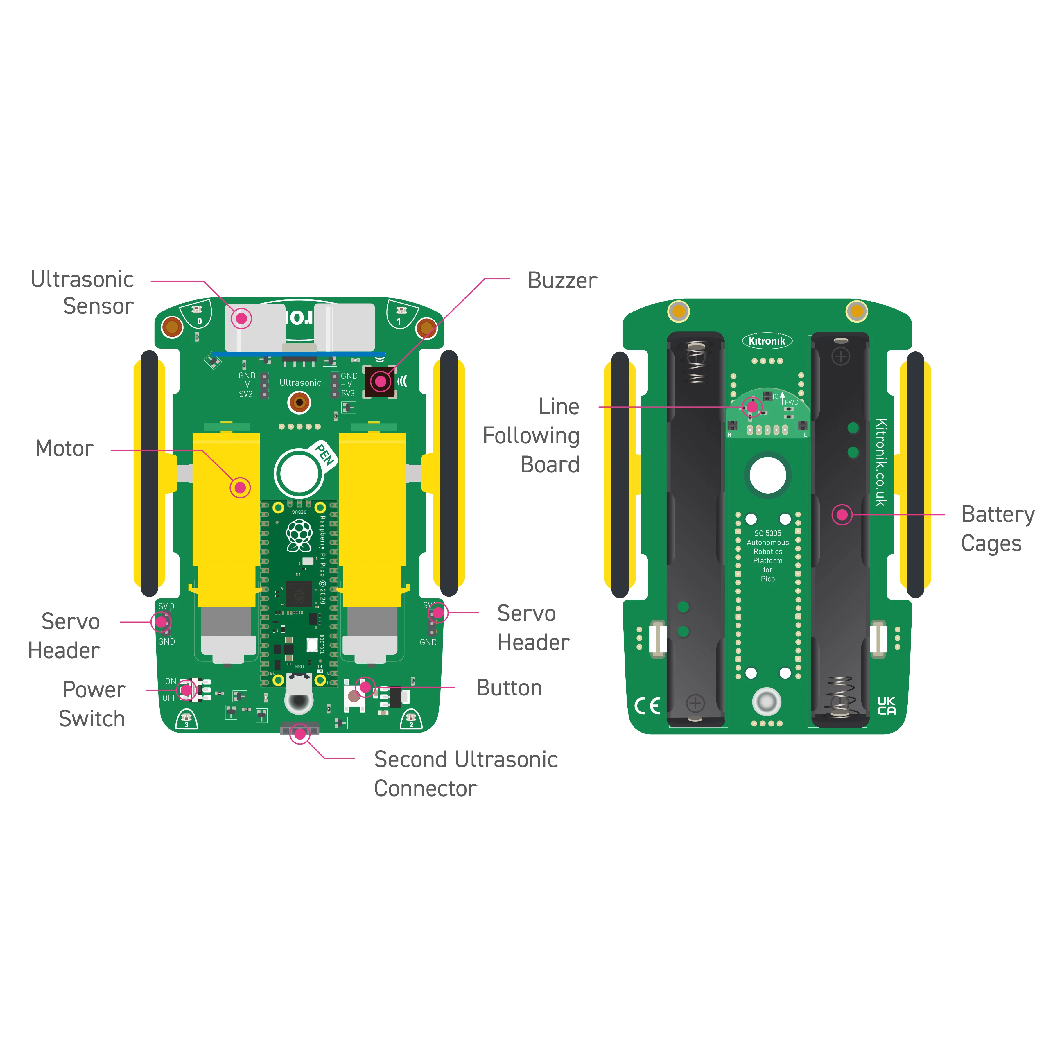 Kitronik Autonomous Robotics Platform for Pico - Image 5