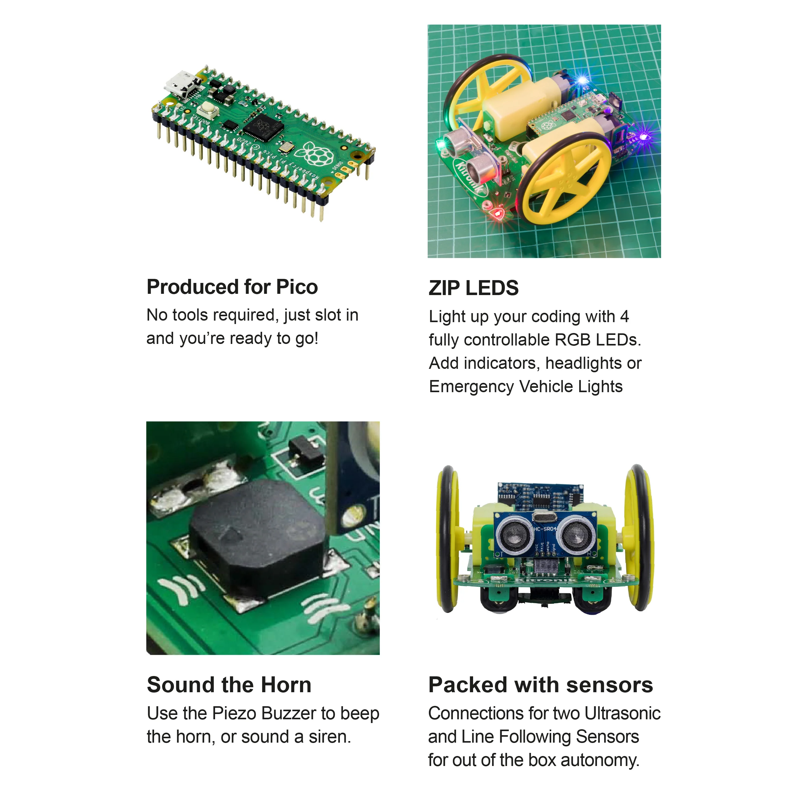 Kitronik Autonomous Robotics Platform for Pico - Image 7