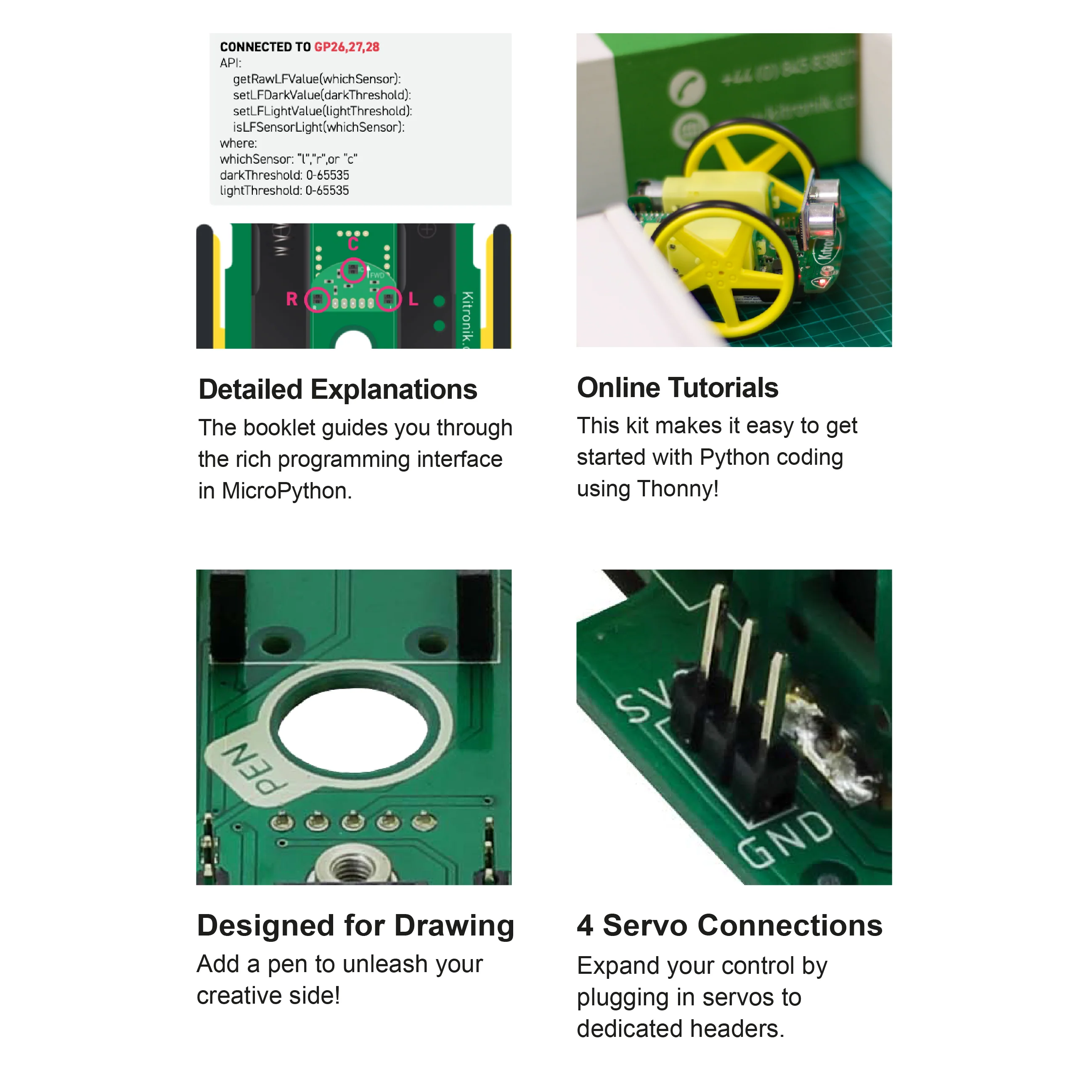 Kitronik Autonomous Robotics Platform for Pico - Image 8