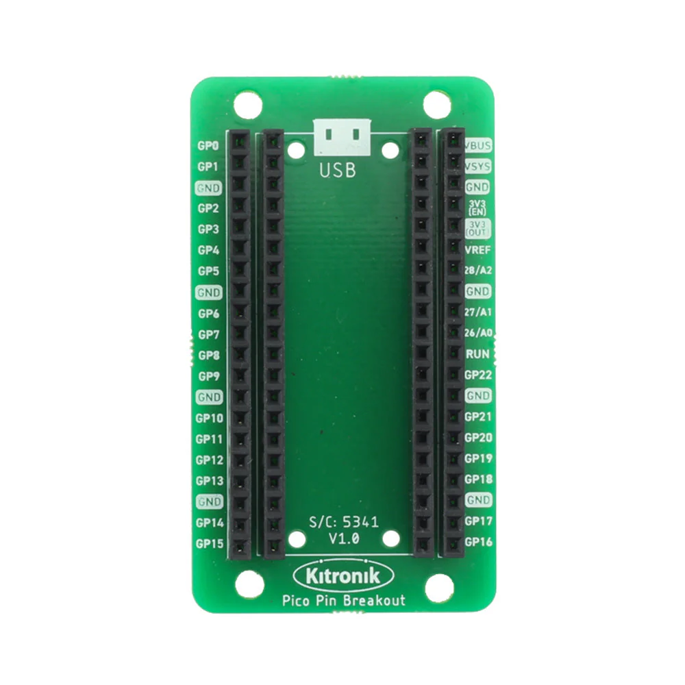 Kitronik Pin Breakout for the Raspberry Pi Pico - Image 4